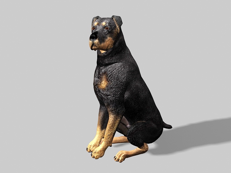 Doberman Pinscher 3d model download — 3D model download
