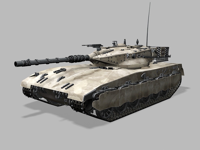 Merkava Main Battle Tank 3d model download — 3D model download