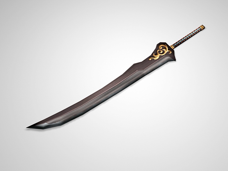 Shimmering Blade 3d model download — 3D model download