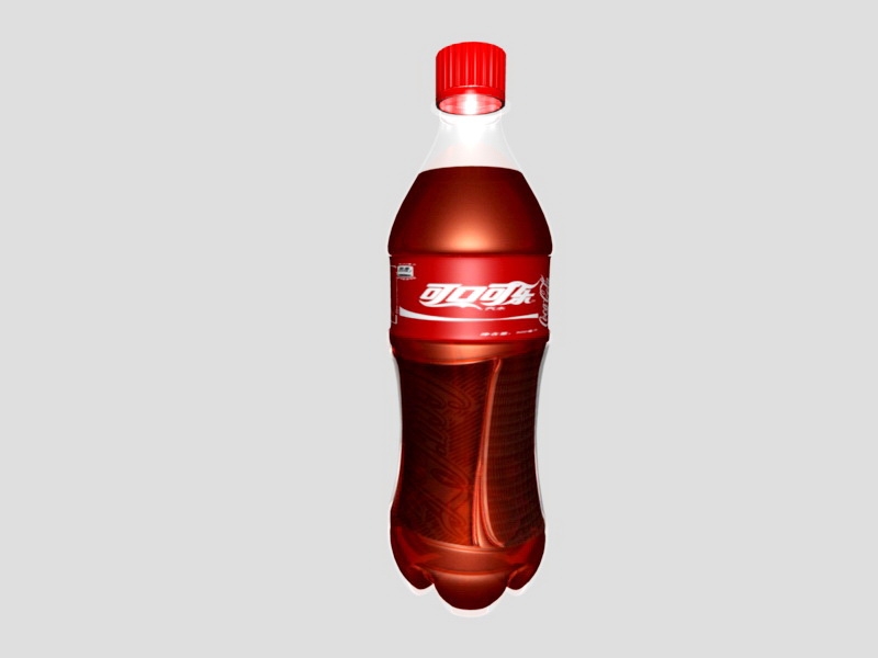 Classic Coca Cola Bottle 3d model download — 3D model download