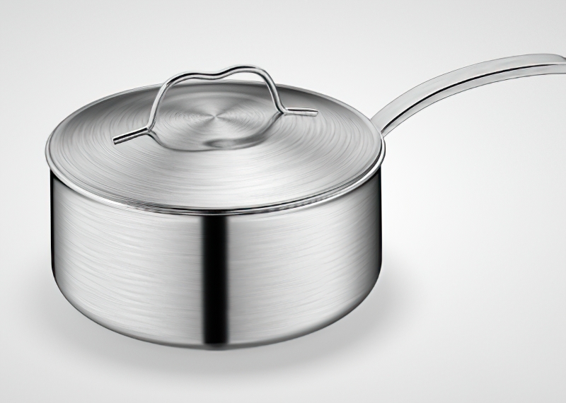 Stainless Steel Milk Pan 3d model download — 3D model download