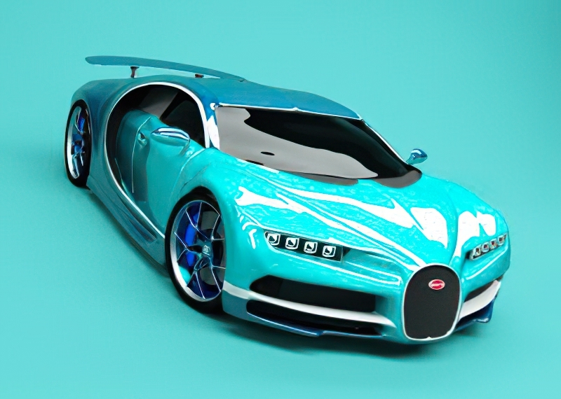 Bugatti Chiron 2017 Sports Car 3d model download — 3D model download