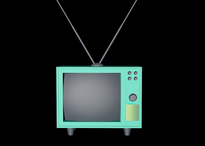 Low Poly Vintage Television 3d model download — 3D model download