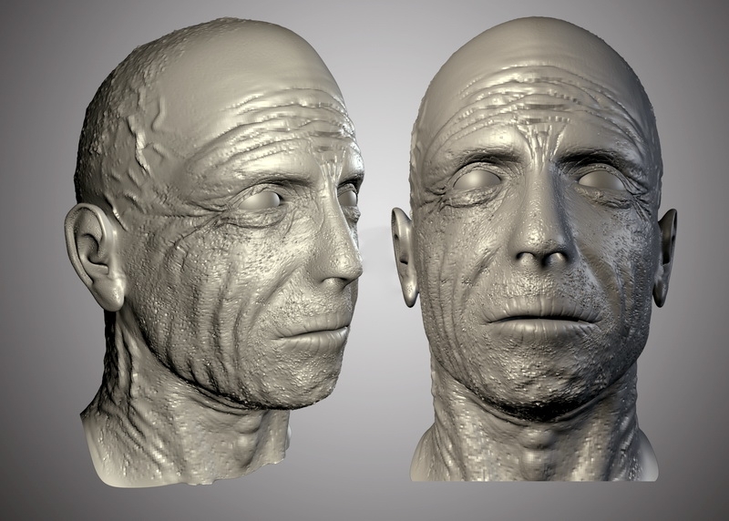 Old Man Head 3d model download — 3D model download