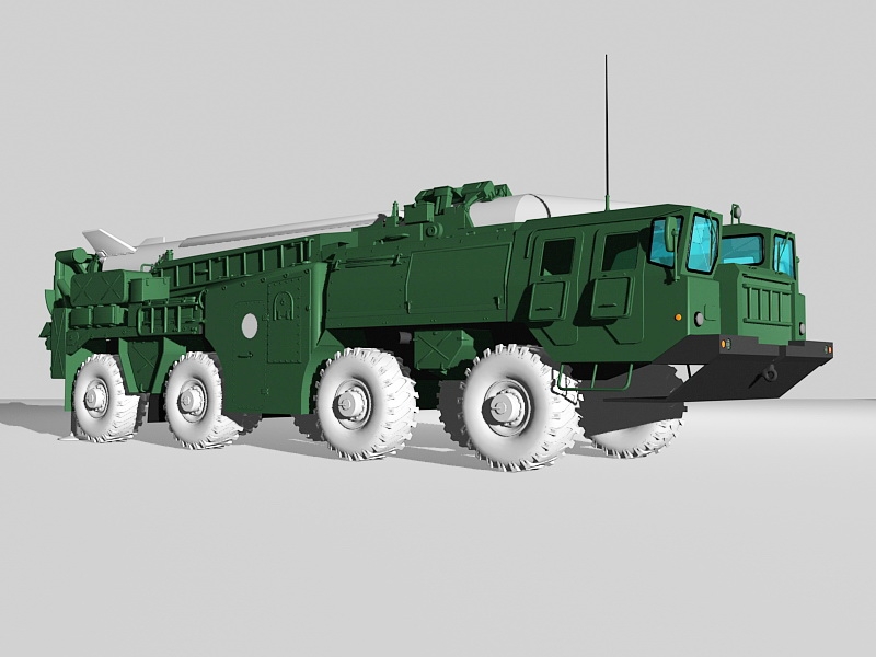 SCUD-B Missile Launcher 3d model download — 3D model download