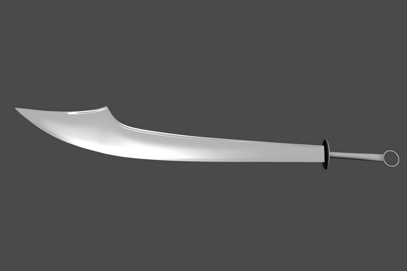 Chines Dao Sword 3d model download — 3D model download