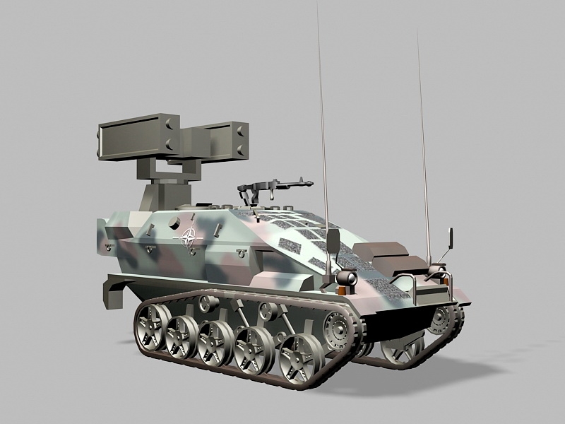 Wiesel Ozelot Light Air Defence System 3d model download — 3D model download