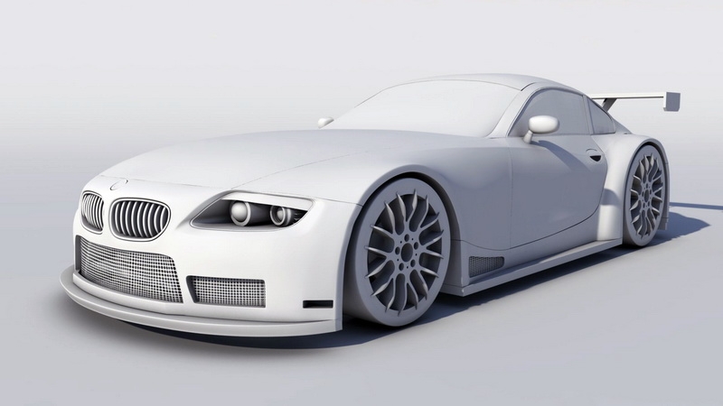 BMW Z4 GTE 3d model download — 3D model download