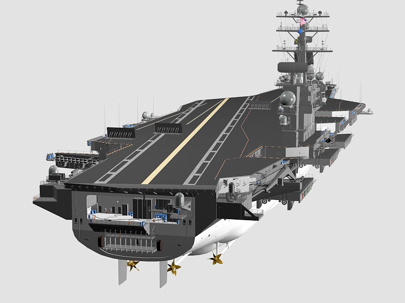 CVN-74 John C. Stennis Carrier 3d model download — 3D model download