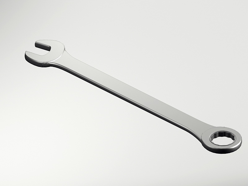 Open End Box Wrench 3d model download — 3D model download