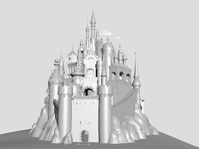 Gothic Castle 3d model download — 3D model download