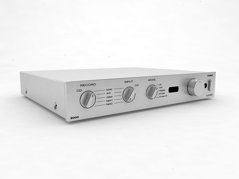 Audio Power Amplifier 3d model download — 3D model download