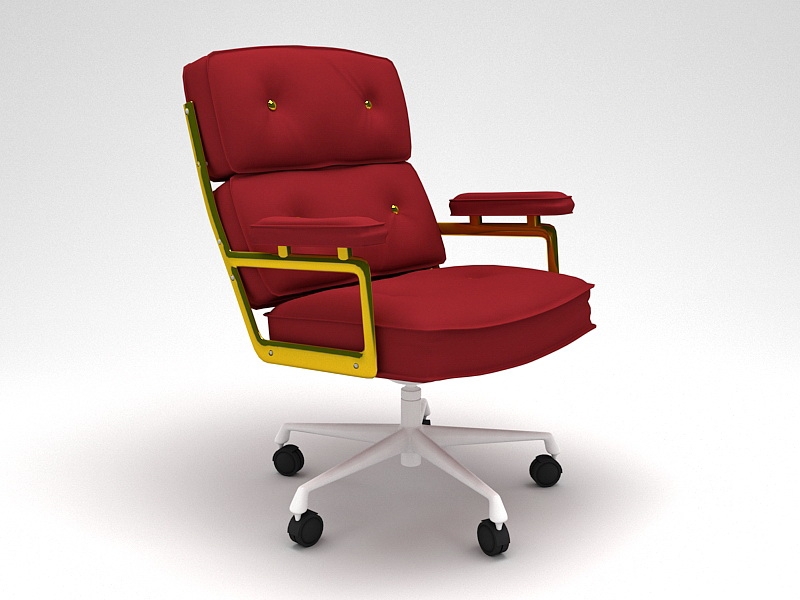 Home Office Chair with Arms 3d model download — 3D model download