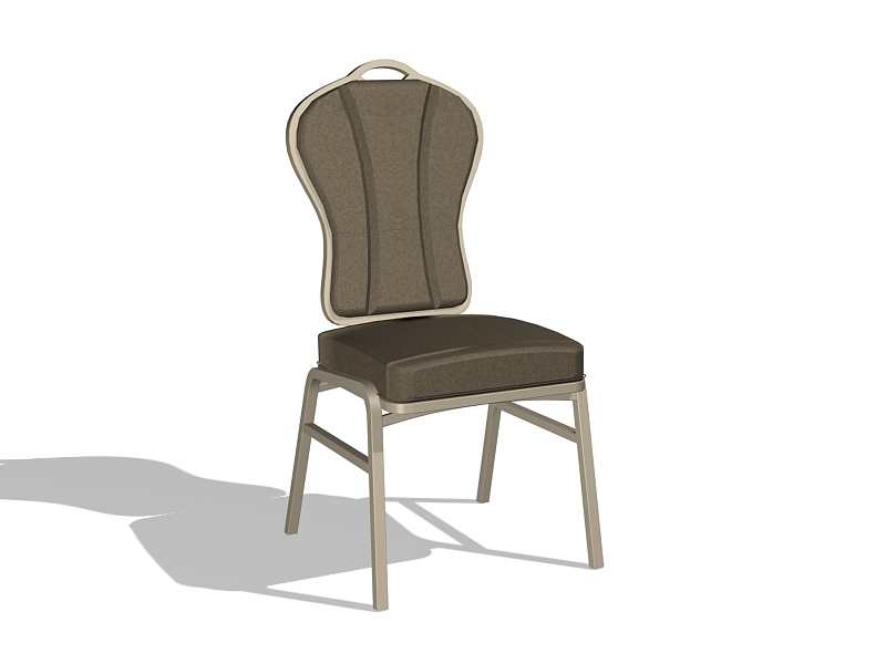 Elegant Dining Chair 3d model download — 3D model download