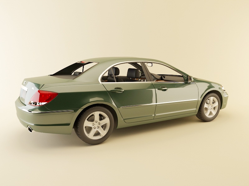 Honda Acura RL Car 3d model download — 3D model download