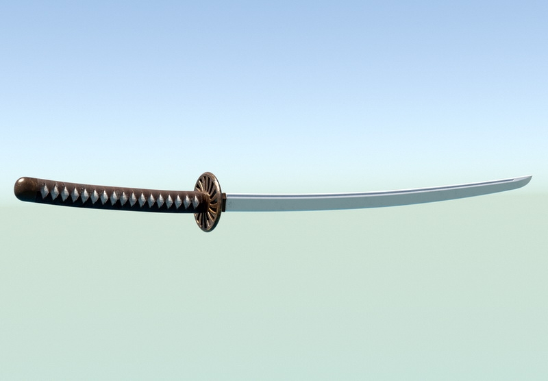 Japan Katana Sword 3d model download — 3D model download