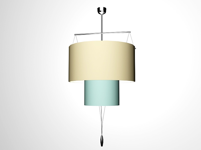 Hanging Pendant Light 3d model download — 3D model download