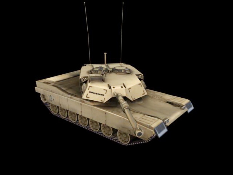 American M1 Abrams Tank 3d model download — 3D model download