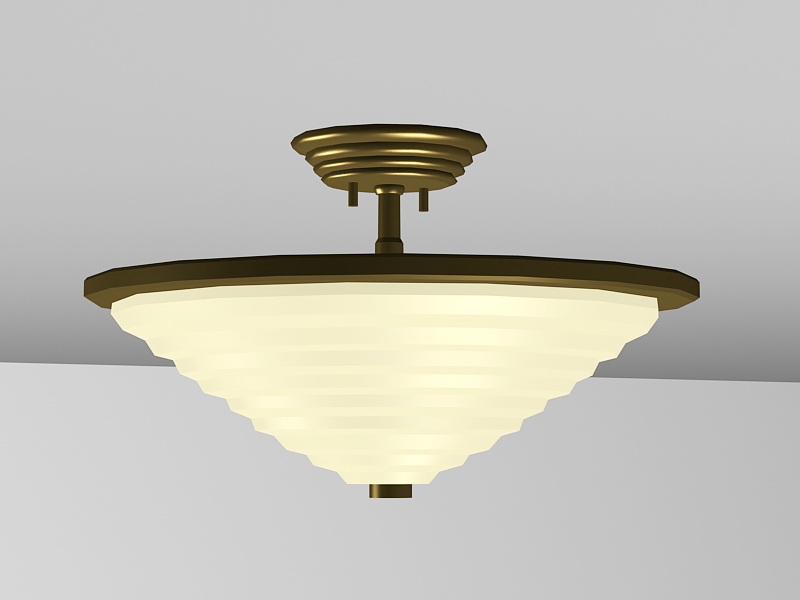 LED Ceiling Lamp 3d model download — 3D model download