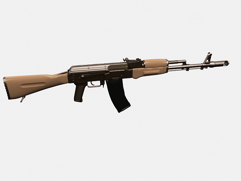 AK-74 Rifle 3d model download — 3D model download