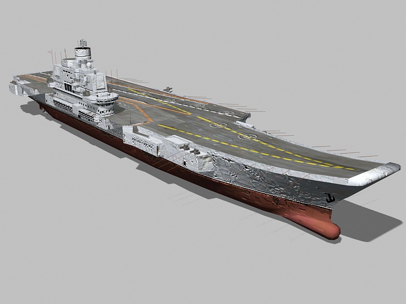 Varyag Aircraft Carrier 3d model download — 3D model download