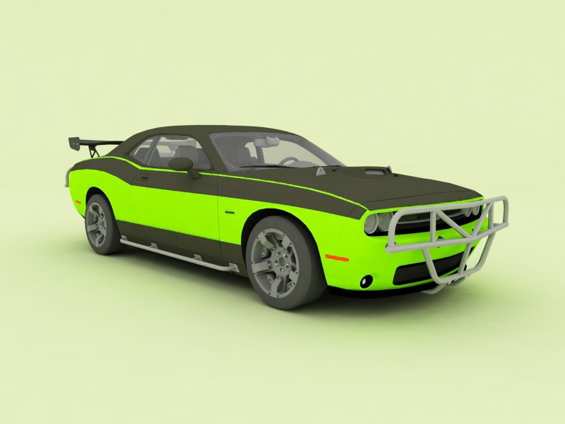 Fast and Furious 7 Challenger 3d model download — 3D model download