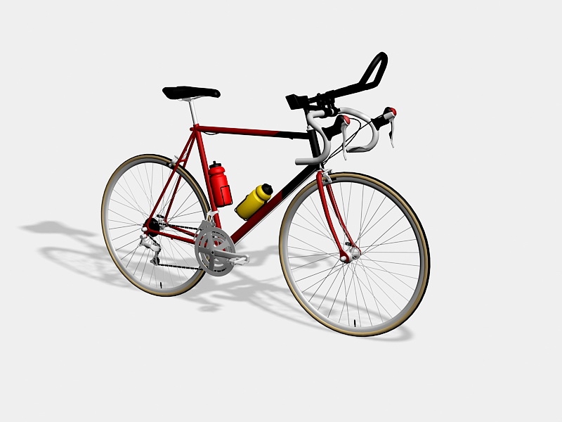 Road Racing Bike 3d model download — 3D model download