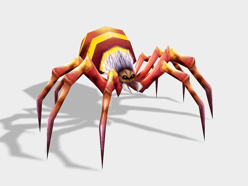 Anime Giant Spider 3d model download — 3D model download
