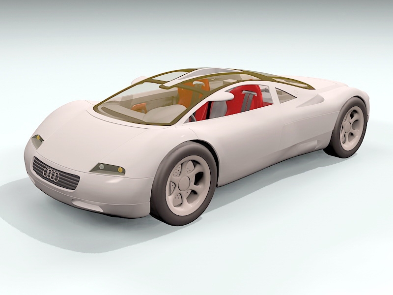 Audi Avus Concept Sports Car 3d model download — 3D model download
