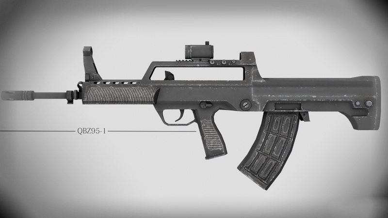 QBZ-95-1 Assault Rifle 3d model download — 3D model download