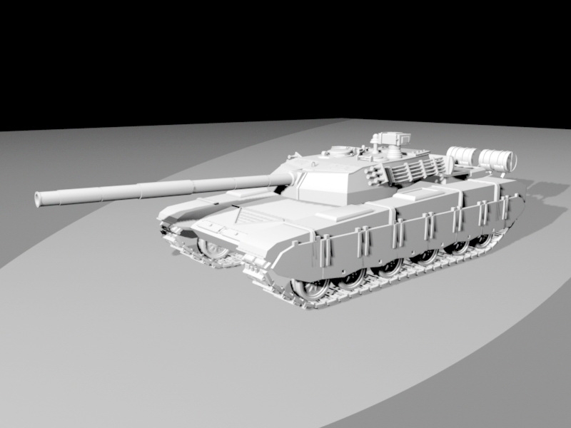 Military Battle Tank 3d model download — 3D model download