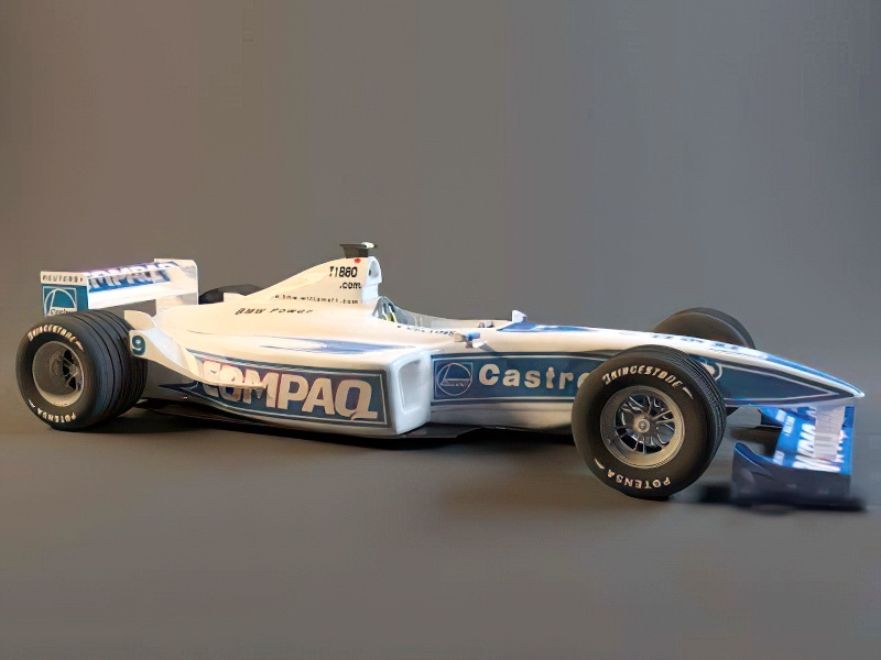 BMW Formula 1 Race Car 3d model download — 3D model download