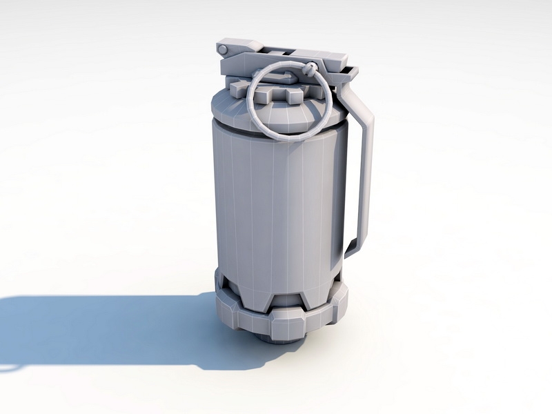 Sci-Fi Hand Grenade 3d model download — 3D model download
