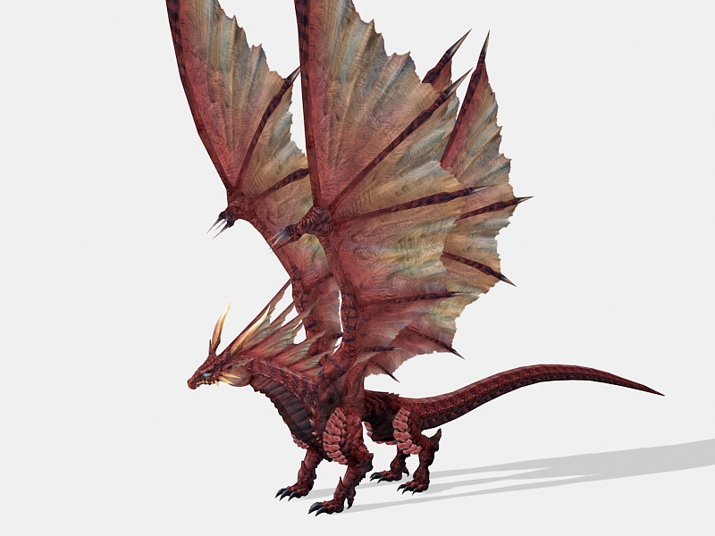 Red Dragon 3d model download — 3D model download