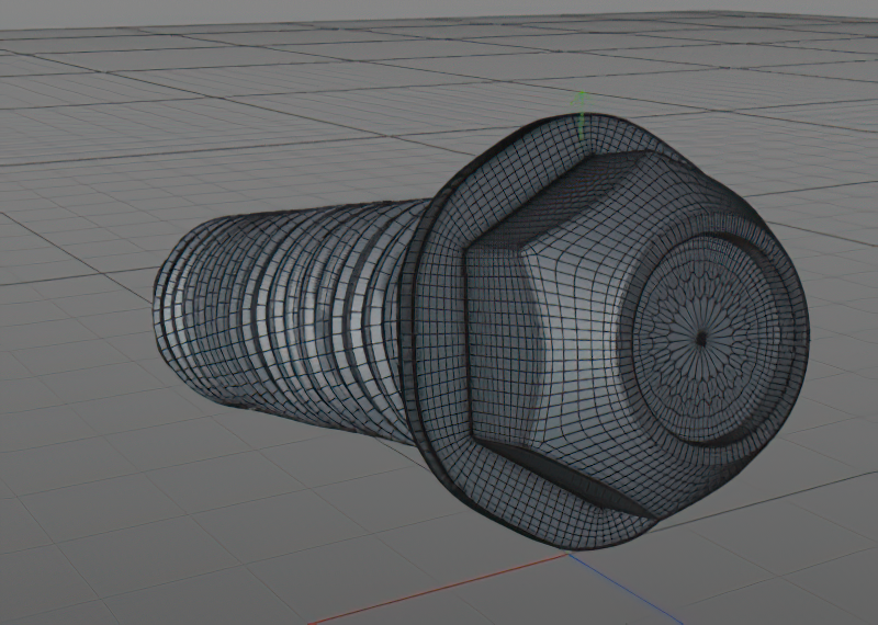 Bolt and Nut 3d model download — 3D model download