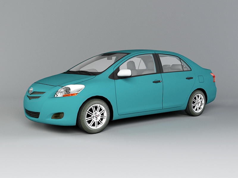 Animated Toyota Yaris 3d model download — 3D model download
