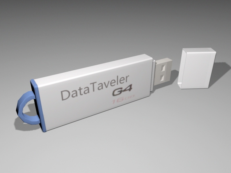 Kingston DataTraveler G4 64GB 3d model download — 3D model download