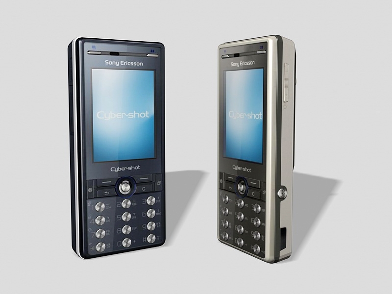 Sony Ericsson K818c Mobile Phone 3d model download — 3D model download