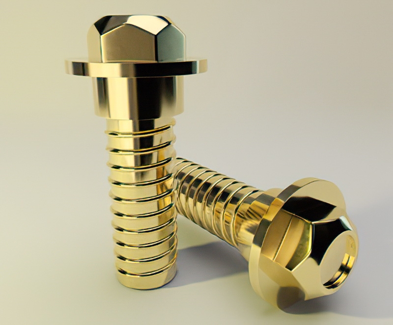 Hex Tap Bolts 3d model download — 3D model download