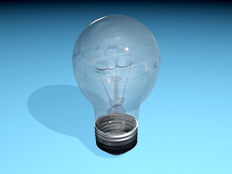 Electric Light Bulb 3d model download — 3D model download