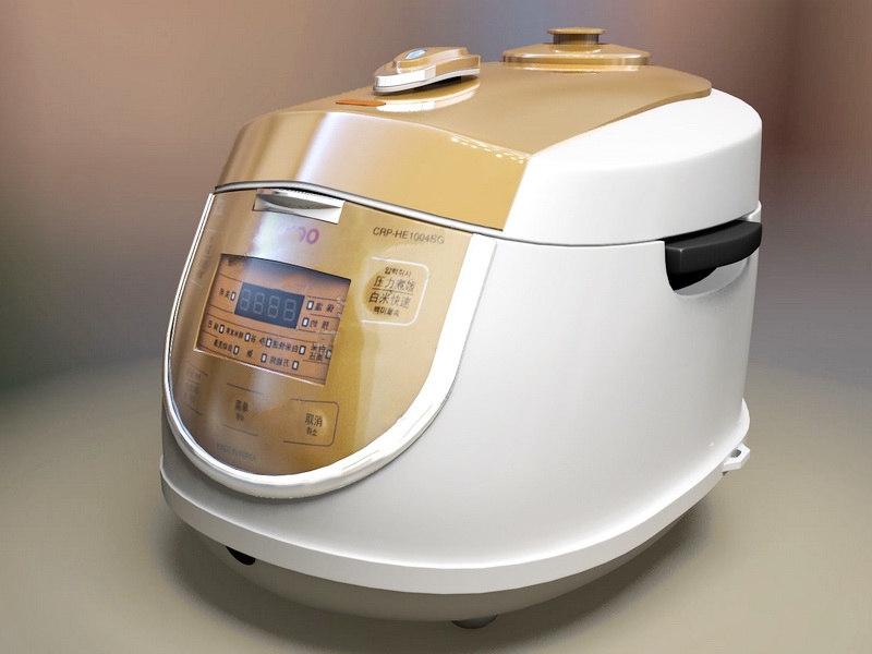Rice Cooker Steamer 3d model download — 3D model download