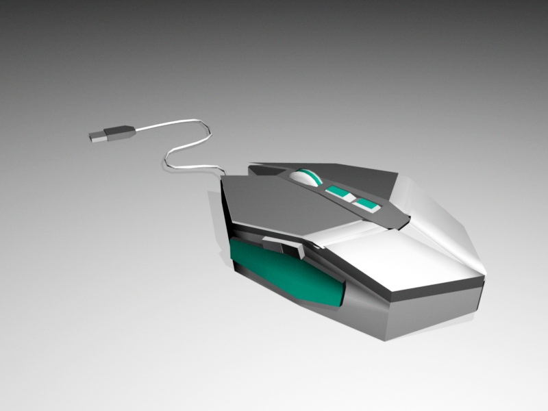 Cool Gaming Mouse 3d model download — 3D model download