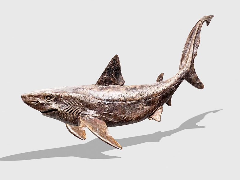 Shark Sculpture 3d model download — 3D model download