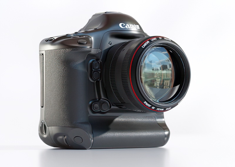 Canon EOS-1D X Digital SLR Camera 3d model download — 3D model download