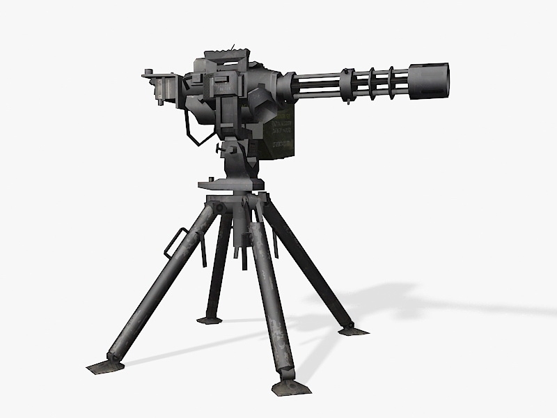Heavy Machine Gun 3d model download — 3D model download