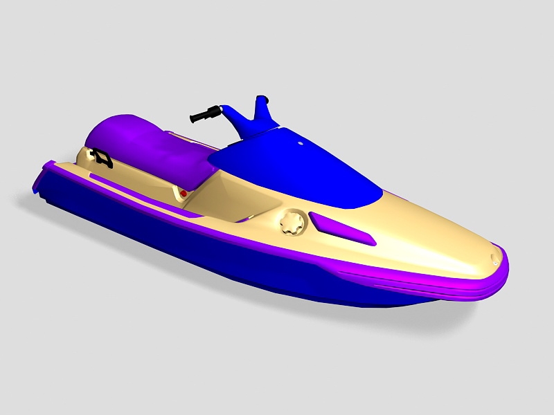 Sea-Doo Jet Ski Boat 3d model download — 3D model download