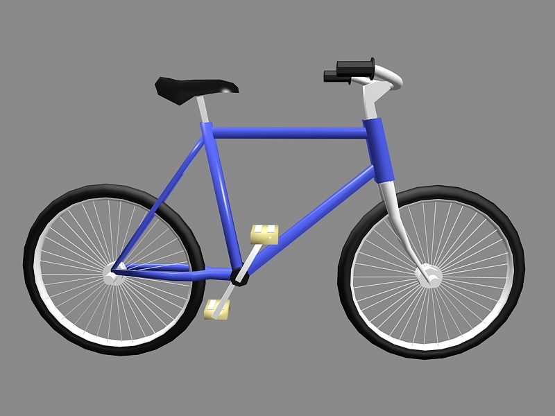 Simple Bicycle 3d model download — 3D model download