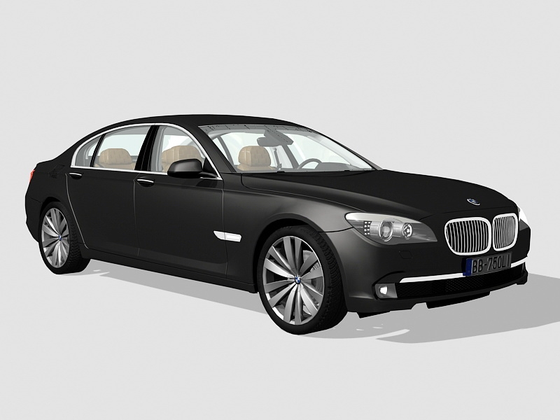 BMW E38 L7 3d model download — 3D model download