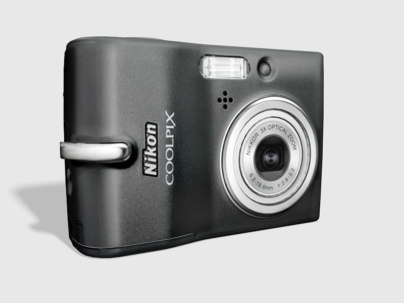 Nikon Coolpix L11 Digital Camera 3d model download — 3D model download