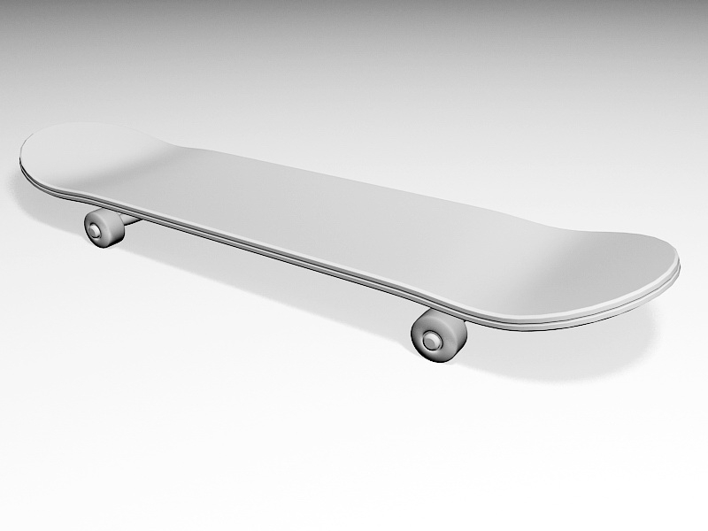 Beginner Skateboard 3d model download — 3D model download